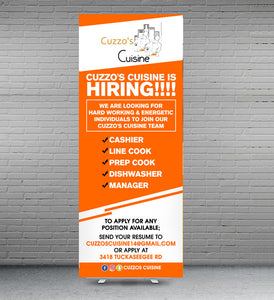 Retracable Banner Design + Print