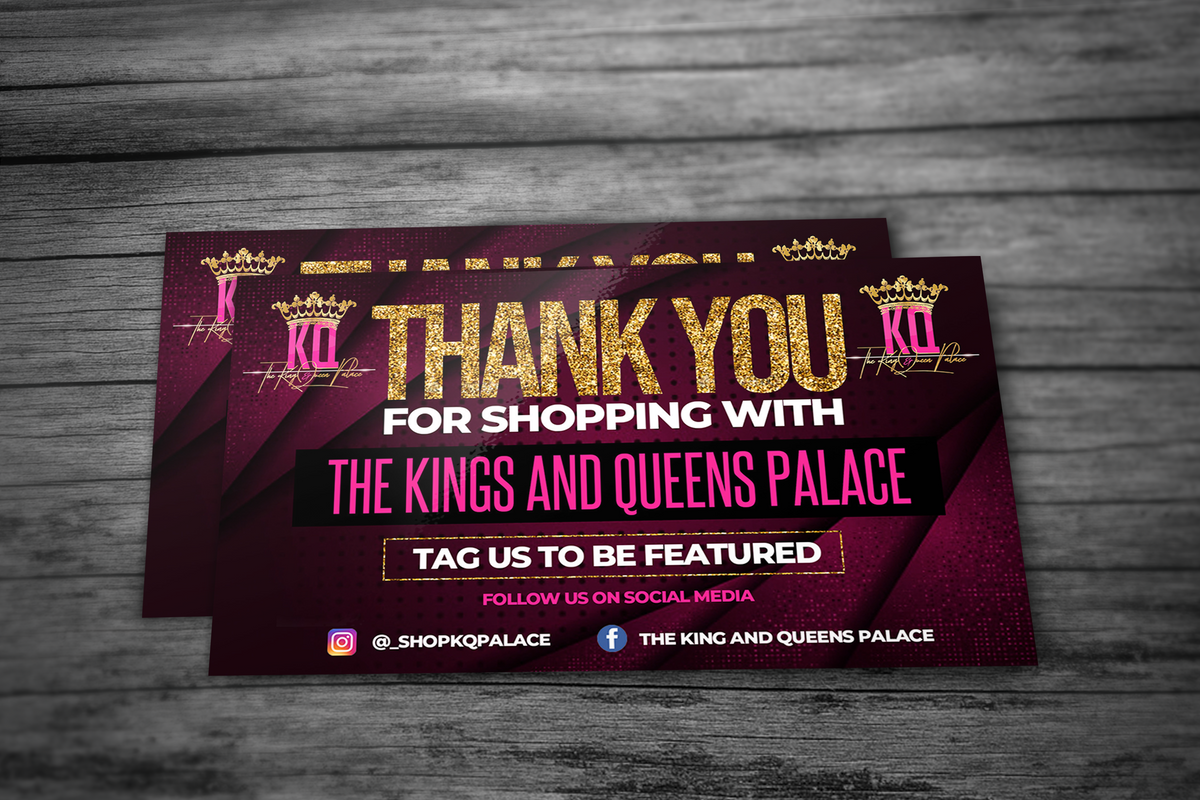 Thank You Card Design + Print – Next Level Elite Graphics