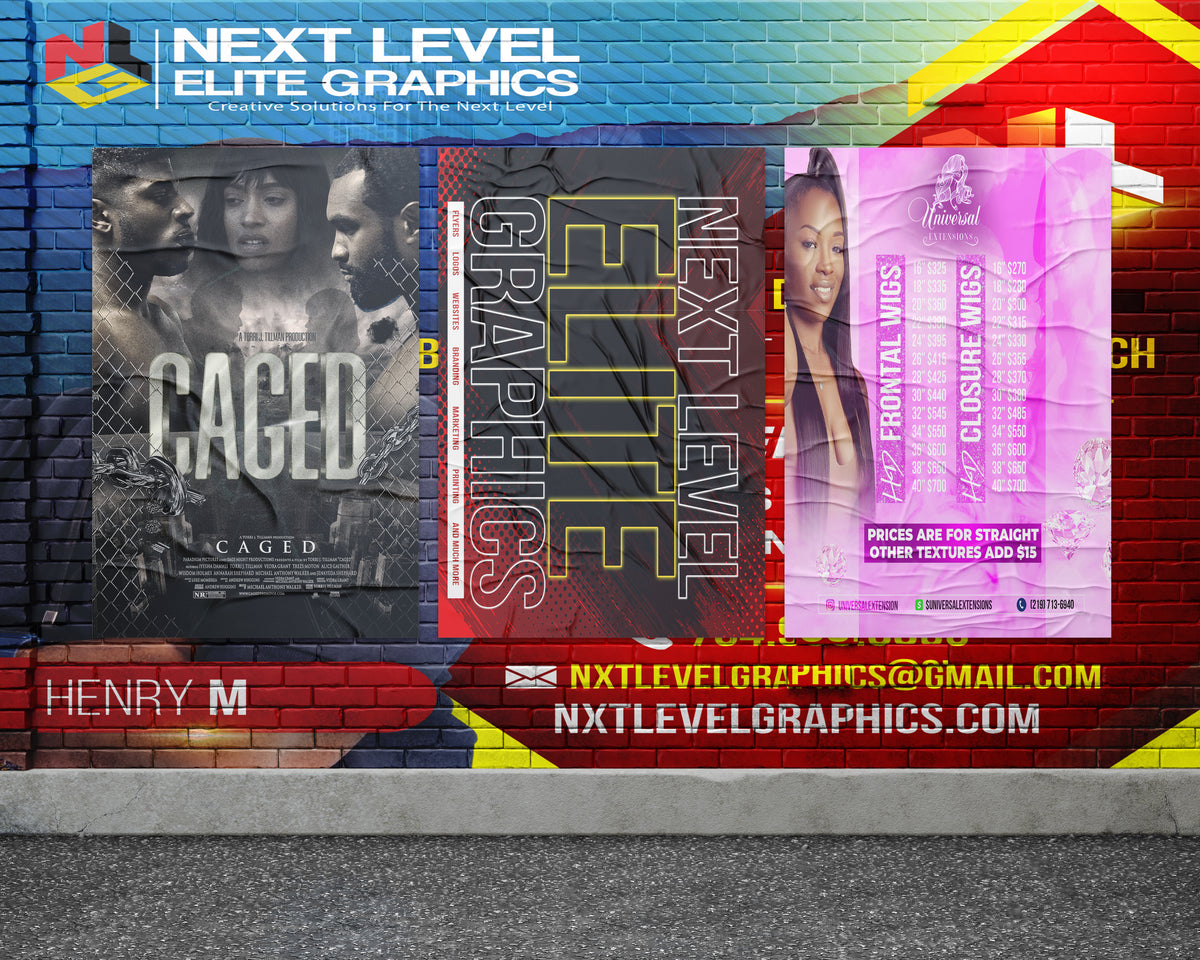 Graphics Man Postee Poster Printing – Next Level Elite Graphics