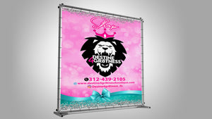 Custom Banner /  Backdrop Design + Print