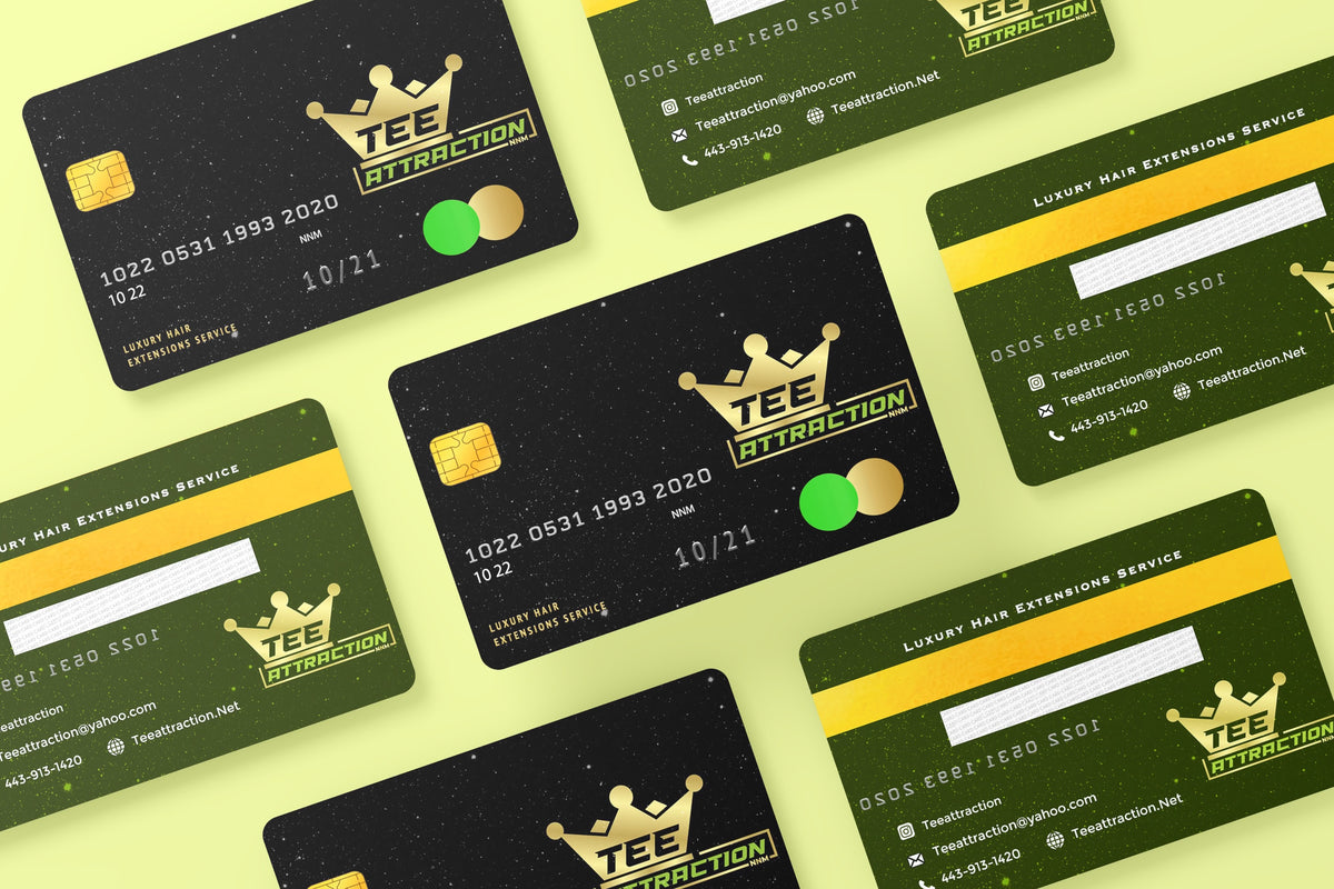 Print Credit Credit Card Business Card ( Design + Printing ) – Next Level Elite Graphics